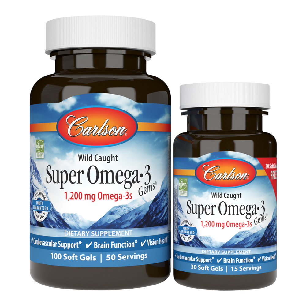 Carlson Labs - Super Omega-3 Gems 130 Softgels