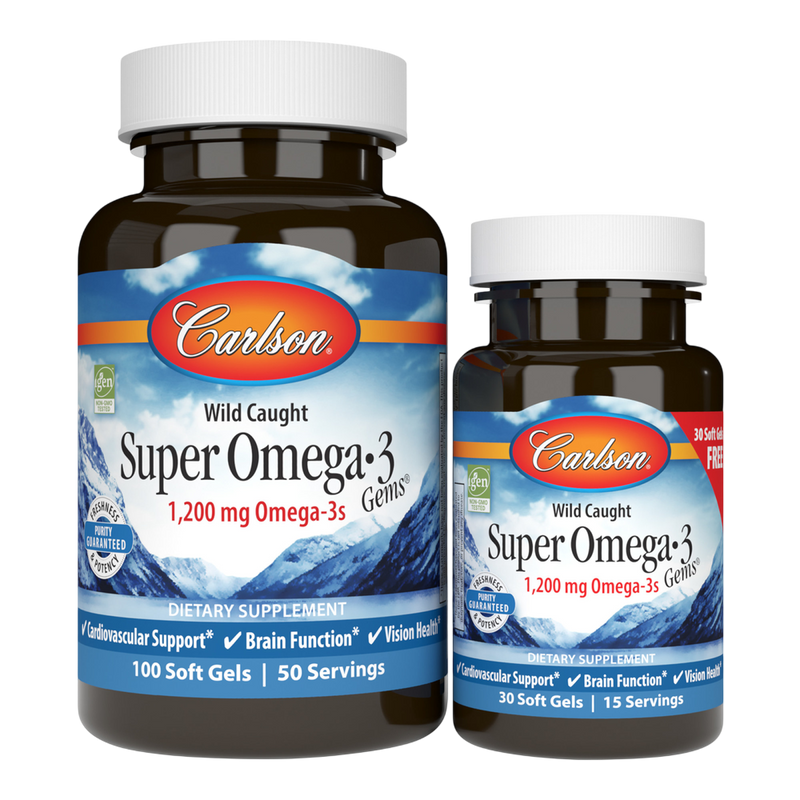 Carlson Labs - Super Omega-3 Gems 130 Softgels