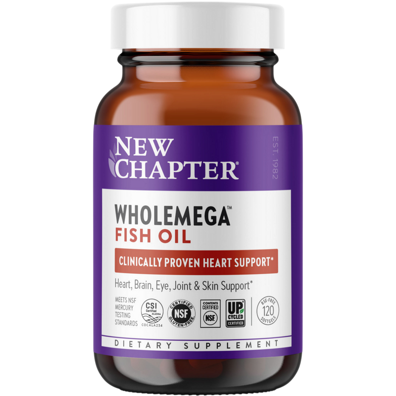New Chapter - Wholemega™ Fish Oil 120 Softgel Capsules