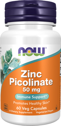NOW Foods - Zinc Picolinate 50mg 60 capsules