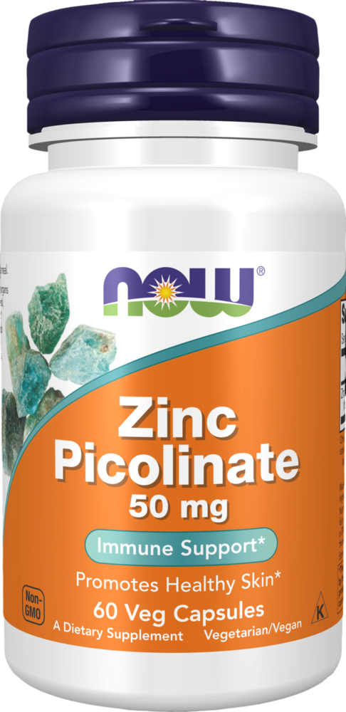 NOW Foods - Zinc Picolinate 50mg 60 capsules