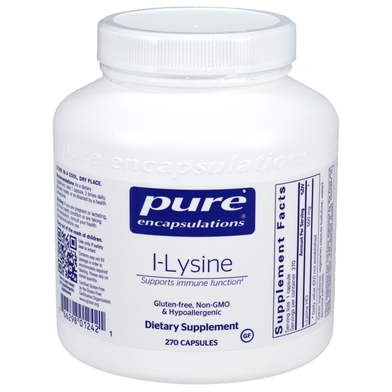 Pure Encapsulations - L-Lysine 270 capsules
