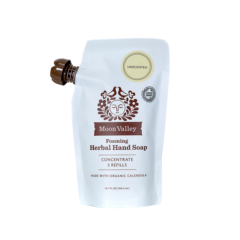 Moon Valley Organics - Unscented Herbal Hand Soap 316.4 Milliliters