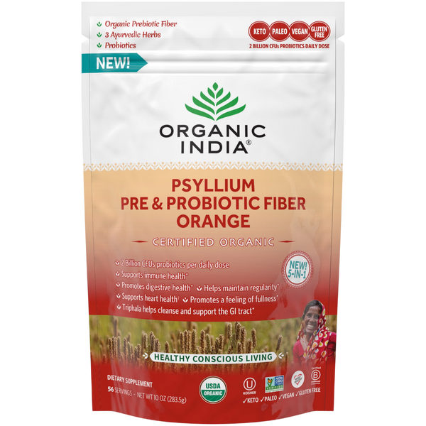Organic India - Psyllium Pre & Probiotic Fiber Orange