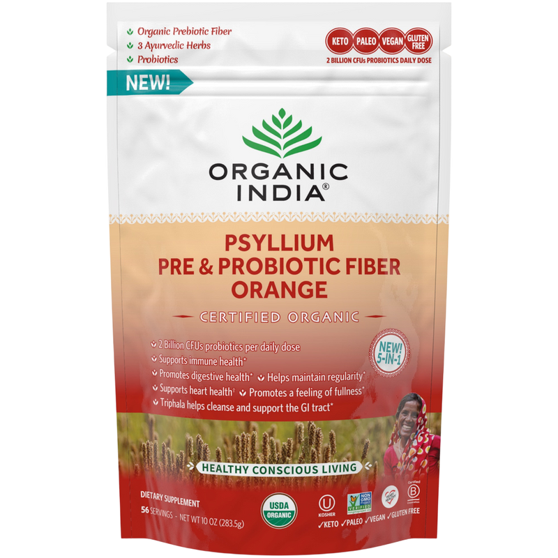 Organic India - Psyllium Pre & Probiotic Fiber Orange