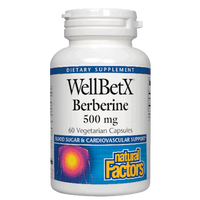 Natural Factors - WellBetX® Berberine 1000 mg 60 capsules