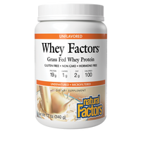 Natural Factors - Whey Factors Unflavored Powder