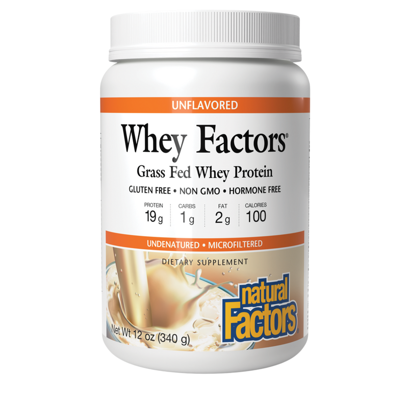 Natural Factors - Whey Factors Unflavored Powder