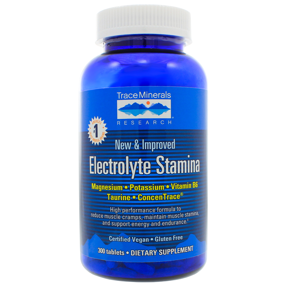 Trace Minerals Research - Electrolyte Stamina Tablets 300 tablets