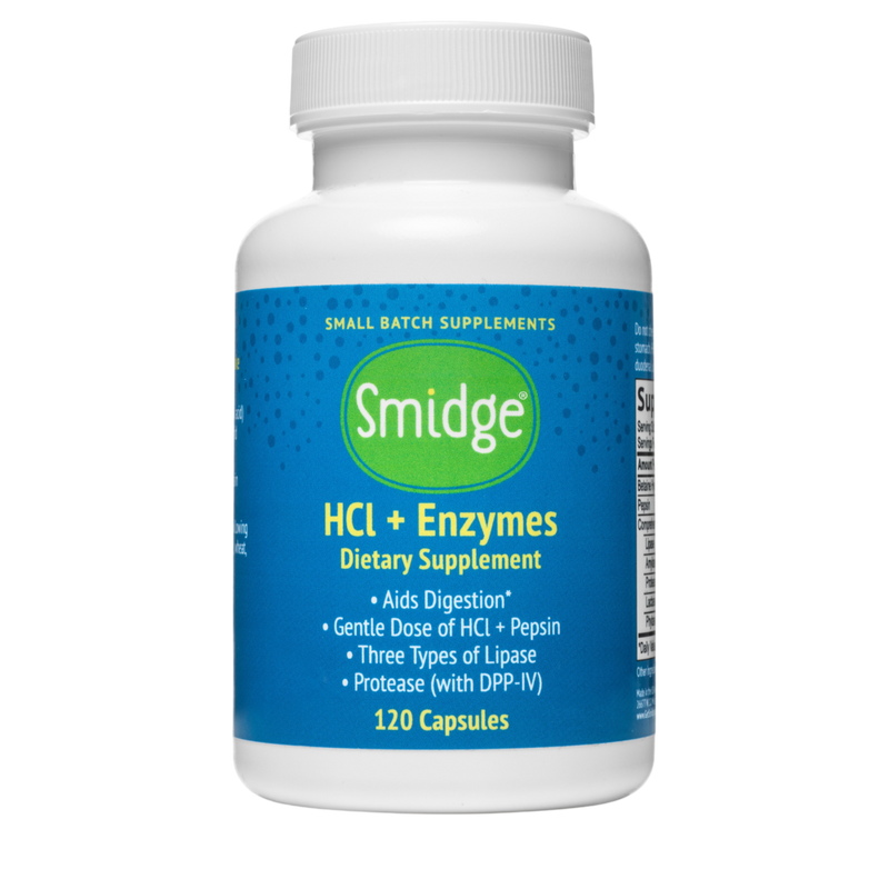 Smidge (formerly Organic3) - Smidge® HCl + Enzymes
