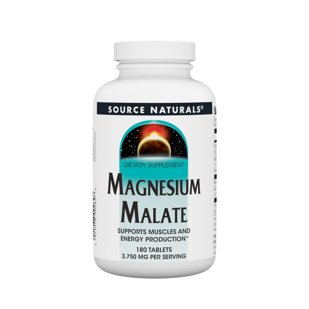 Source Naturals - Magnesium Malate 1250mg 180 tablets
