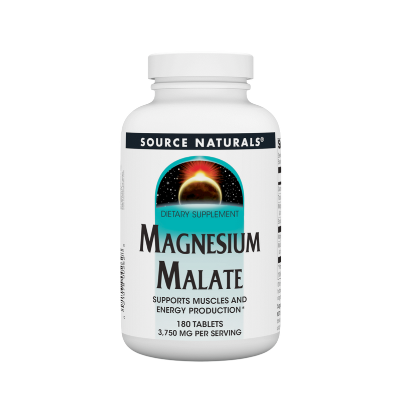 Source Naturals - Magnesium Malate 1250mg 180 tablets