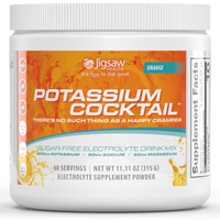 Jigsaw Health - Potassium Cocktail Jar, Orange