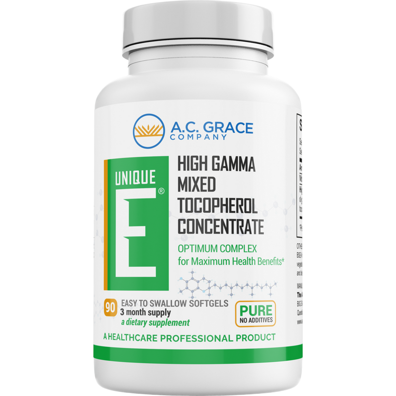 A.C. Grace - UNIQUE E® Mixed Tocopherols Concentrate 90 Softgels