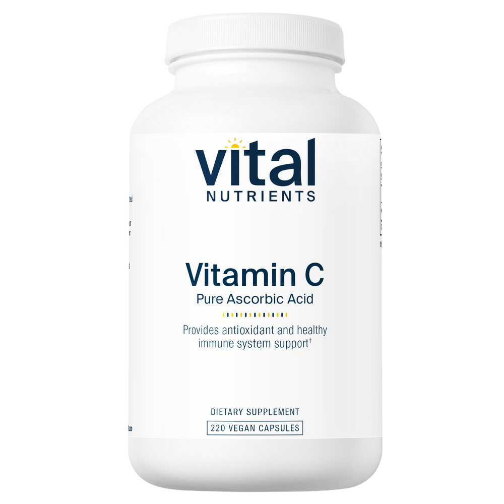 Vital Nutrients - Vitamin C (100% pure ascorbic acid) 1000mg 220 capsules