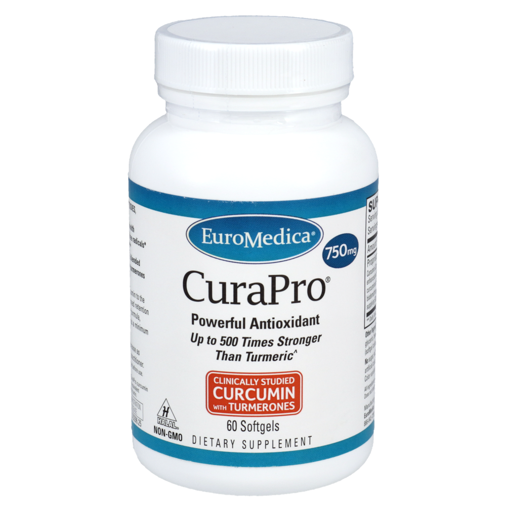 EuroMedica CuraPro® 750mg 60 Softgels front
