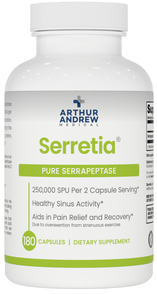 Arthur Andrew Medical - Serretia 180 capsules