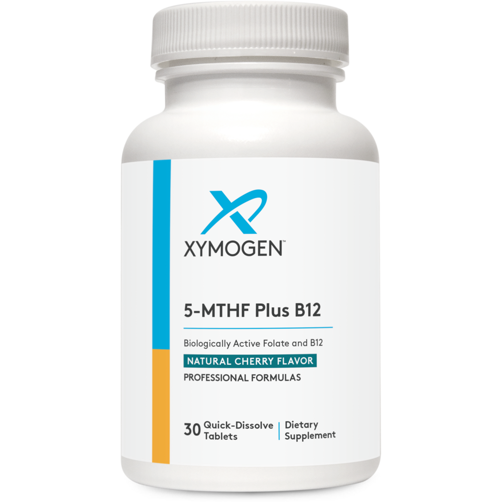 Xymogen - 5-MTHF Plus B12 - Cherry 30 tablets