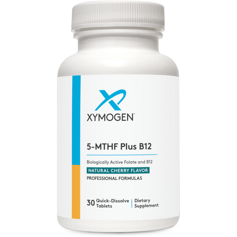 Xymogen - 5-MTHF Plus B12 - Cherry 30 tablets
