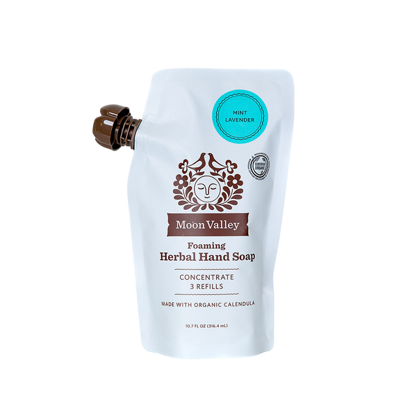 Moon Valley Organics - Mint Lavender Herbal Hand Soap 316.4 Milliliters