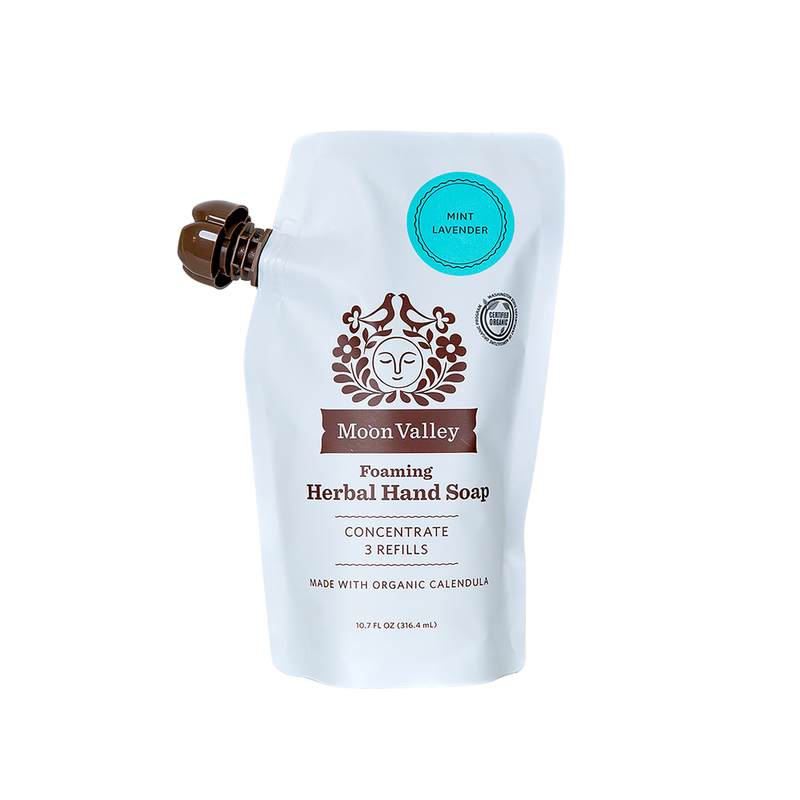 Moon Valley Organics - Mint Lavender Herbal Hand Soap 316.4 Milliliters