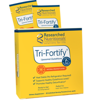 Researched Nutritionals - Tri-Fortify® Liposomal Glutathione Orange 20 pack box
