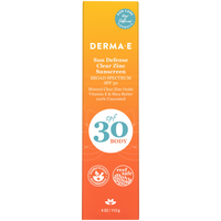 DermaE Natural Bodycare - Sun Defense Clear Zinc Oil-Free Sunscreen