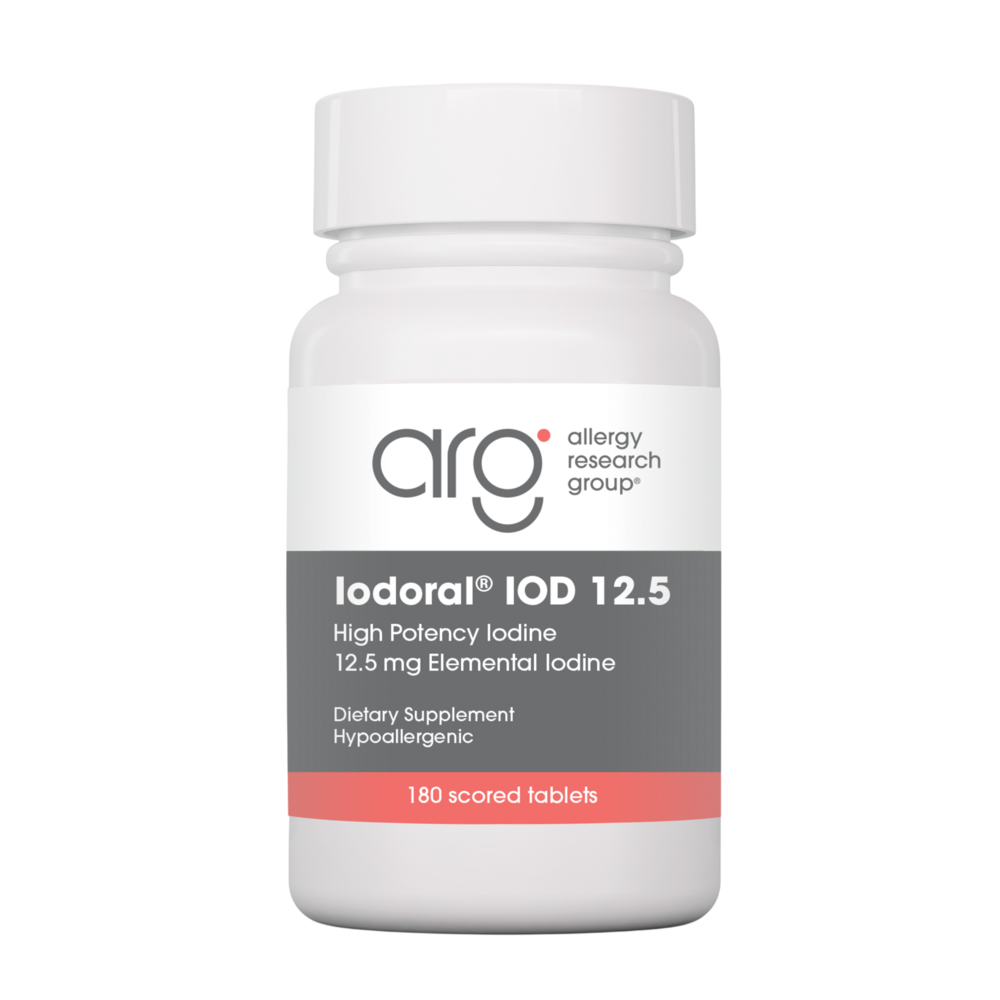 Allergy Research Group - Iodoral 12.5 mg High Potency Iodine (Optimox® Iodoral® 12.5 mg) 180 tablets