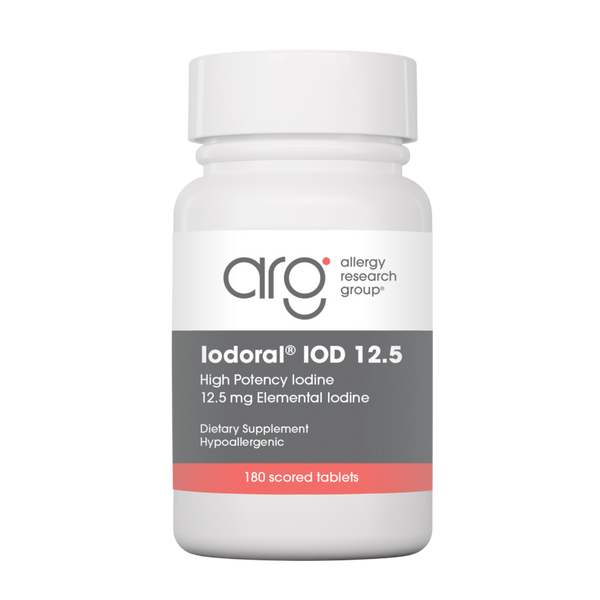 Allergy Research Group - Iodoral 12.5 mg High Potency Iodine (Optimox® Iodoral® 12.5 mg) 180 tablets