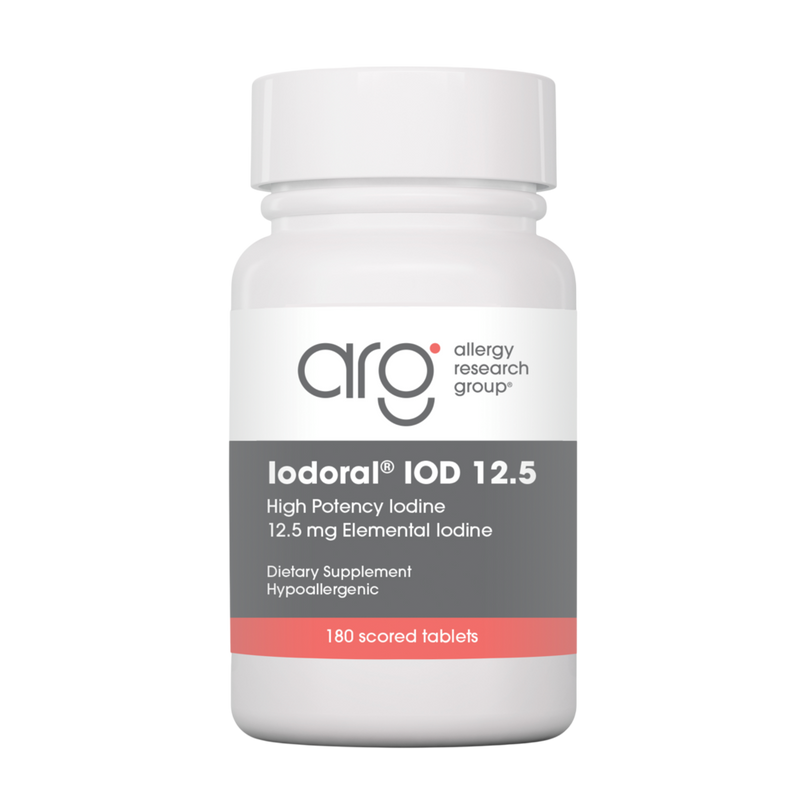 Allergy Research Group - Iodoral 12.5 mg High Potency Iodine (Optimox® Iodoral® 12.5 mg) 180 tablets