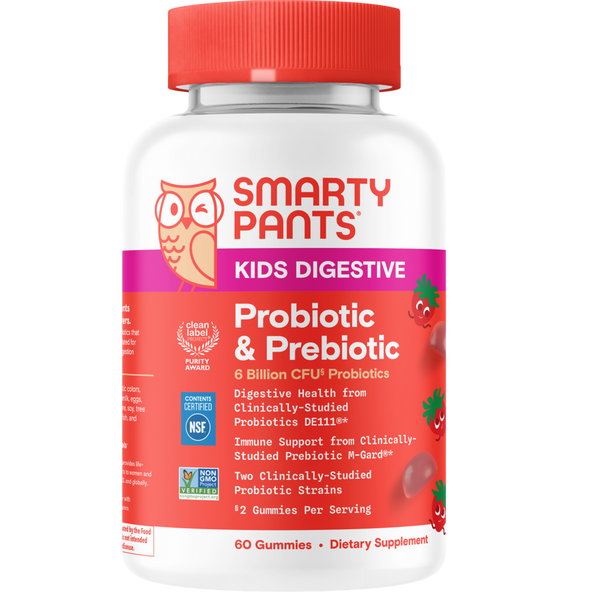 SmartyPants Vitamins - Kids Probiotic Complete Strawberry Creme
