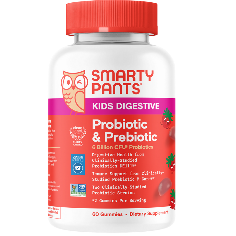 SmartyPants Vitamins - Kids Probiotic Complete Strawberry Creme