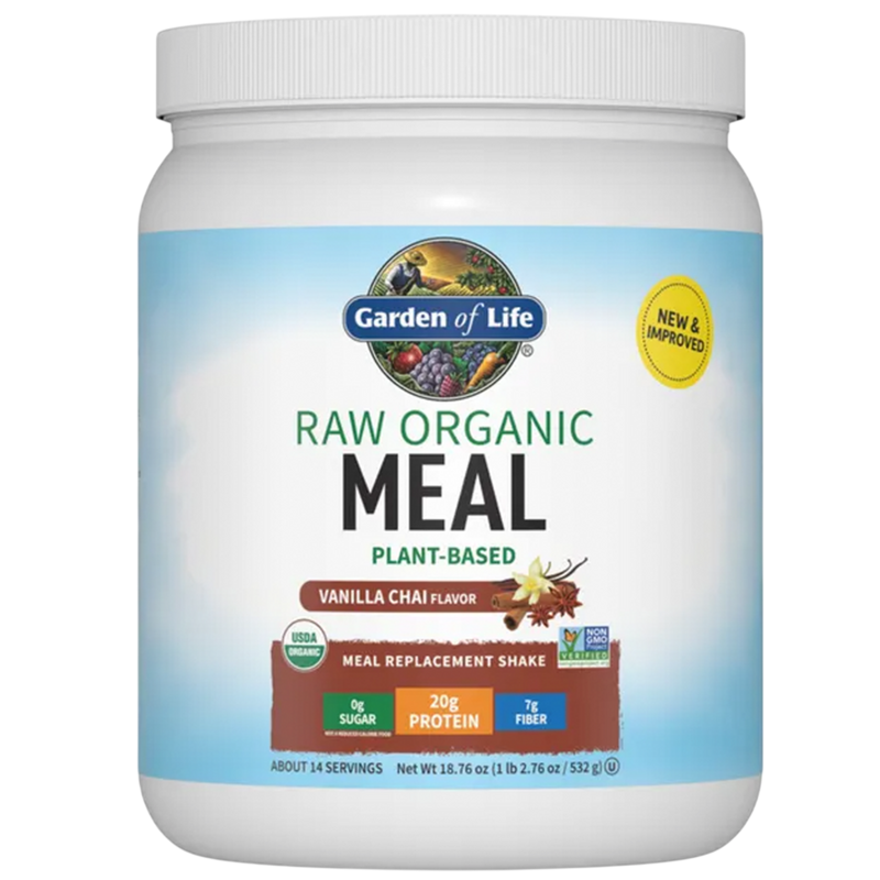 Garden of Life - RAW Organic Meal - Plant-Based Vanilla Chai 532 Grams