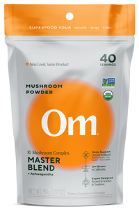 Om Organic Mushroom Nutrition - Mushroom Master Blend 90 Grams