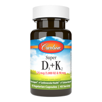 Carlson Labs - Super D3 + K2 45 capsules
