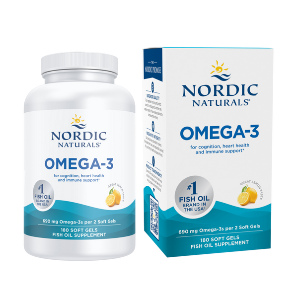 Nordic Naturals - Omega-3, Formerly Arctic Omega (Lemon)