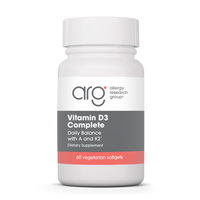 Allergy Research Group - Vitamin D3 Complete Daily Balance with A and K2 60 Softgels