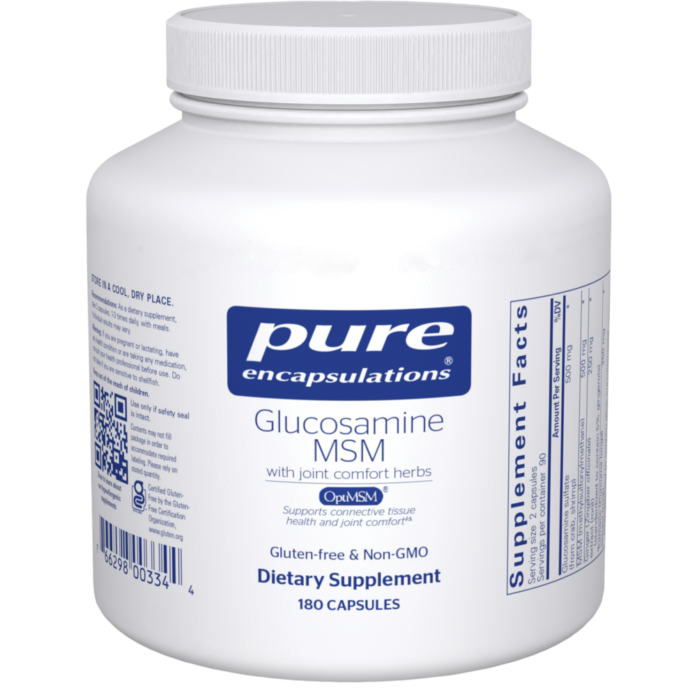 Pure Encapsulations - Glucosamine MSM w/joint comfort herbs* 180 capsules