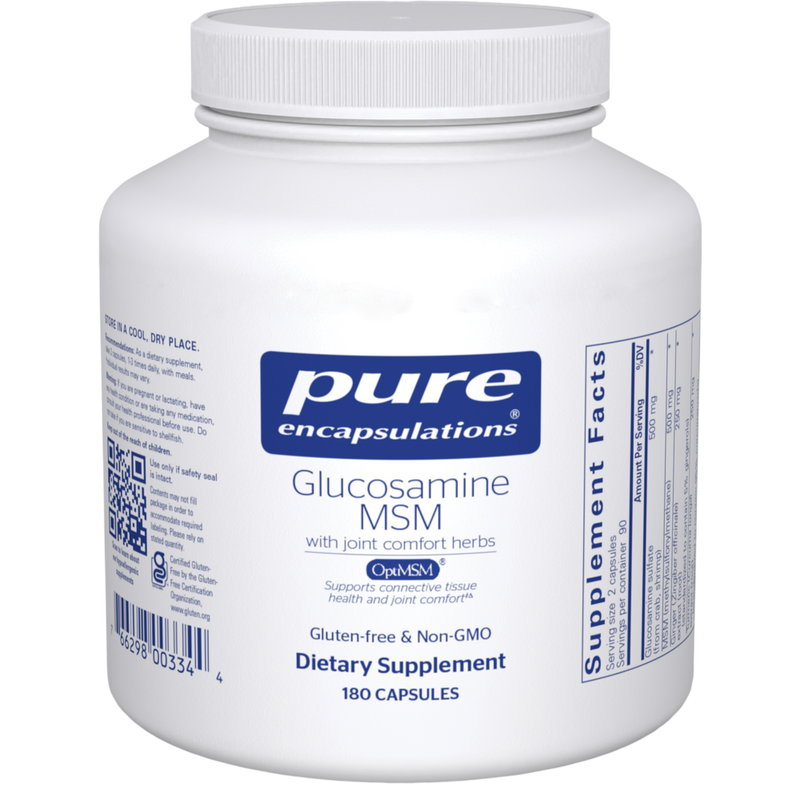 Pure Encapsulations - Glucosamine MSM w/joint comfort herbs* 180 capsules