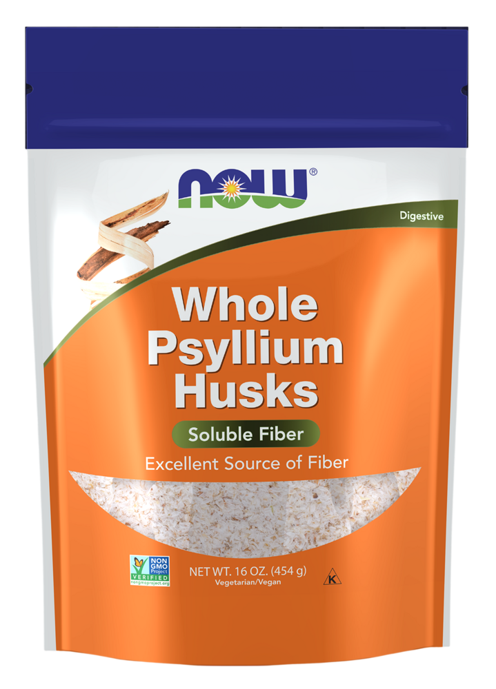 NOW Foods - Whole Psyllium Husks 454 Grams