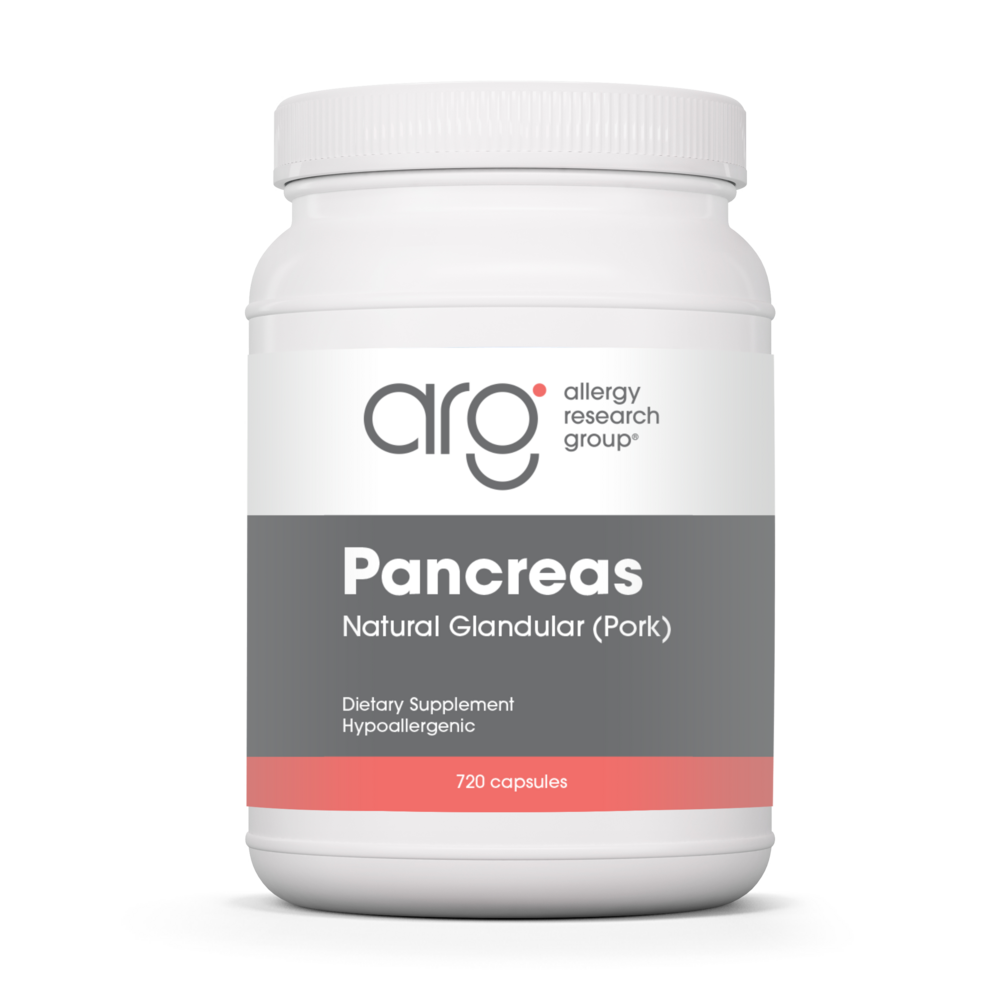 Allergy Research Group - Pancreas Natural Glandular Pork 720 capsules