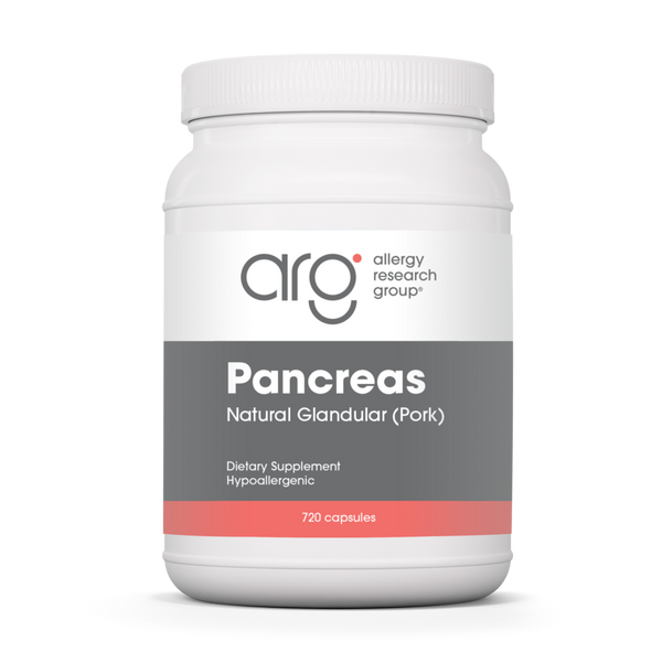 Allergy Research Group - Pancreas Natural Glandular Pork 720 capsules