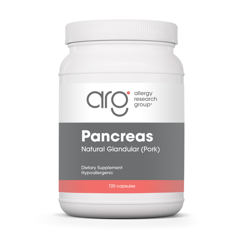 Allergy Research Group - Pancreas Natural Glandular Pork 720 capsules
