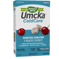 Nature's Way - Umcka® ColdCare Cherry Flavor Chewable, 20 Chewables