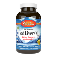 Carlson Labs - Cod Liver Oil Gems™ 460mg 300 Softgels
