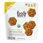 Foods Alive - Lemony Lemon Sprouted Crisps Organic - view 1