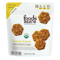 Foods Alive - Lemony Lemon Sprouted Crisps Organic