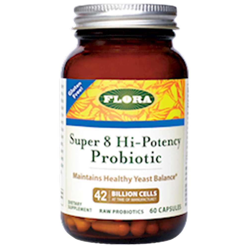 Flora - Super 8 Probiotic 60 capsules