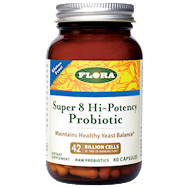 Flora - Super 8 Probiotic 60 capsules