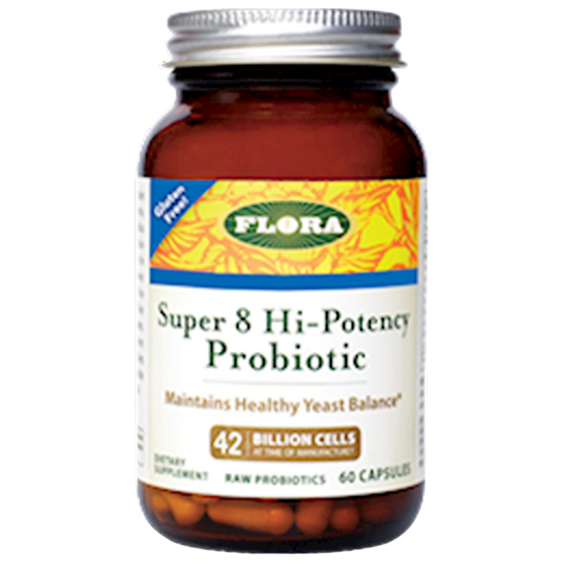 Flora - Super 8 Probiotic 60 capsules
